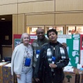2009 IBGS - AnitaThomas , Larry & Linda Hamilton, Bob Harris in background
