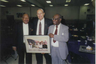 Ed Long, Adolph "Bus" Bowdry  & Jonas Bender @ the VA Center, Dayton, Ohio